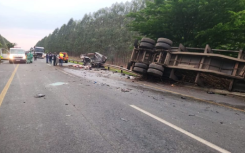 Mtubatuba taxi and truck head-on collision