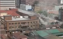 Constant smoke from Addington Hospital near South Beach in Durban often blankets the surrounding area
