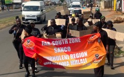 Disgruntled residents in Katlehong took to the streets on Monday demanding urgent action against gender-based violence. 