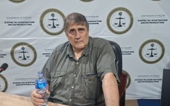 Eugene de Kock testifies before TRC inquiry. eNCA/Siphamandla Goge