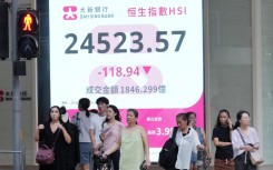The Hang Seng index. stringer/cnsphoto/Imaginechina via AFP