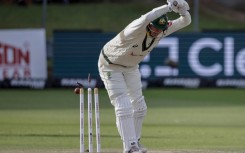 Matt Renshaw is bowled