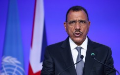 Air power: A Reaper drone pictured in May at France's air base in Niamey