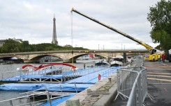 Heavy rains in Paris for the past week have caused sewers to overflow, polluting the Seine with wastewater