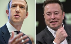 Meta founder Mark Zuckerberg (L) and X owner Elon Musk have seemingly agreed to a cage fight