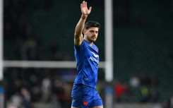 France's fly-half Romain Ntamack 