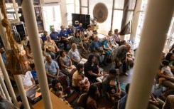 One member of the flock volunteered his cafe in Kahului as a makeshift church, where a shell-shocked congregation could gather