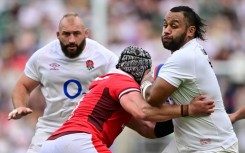 Billy Vunipola (R) made his England debut against Argentina in 2013