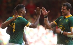 Canan Moodie (left) played on the wing against Wales but now makes his first start at centre 