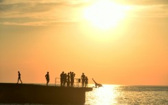 The late summer heatwave hit a peak on Thursday but is now ebbing