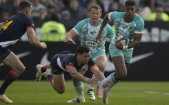 Canan Moodie (R) made his South Africa debut in September 2022