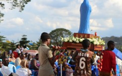 Kibeho attracts thousands of Catholic pilgrims each year 