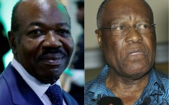 President Ali Bongo Ondimba, left, is frontrunner in the race for Gabon's top job. His closest rival, Albert Ondo Ossa, right, was enshrined as joint candidate by the main opposition parties little more than a week before polling day
