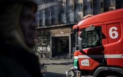 The fire broke out in the early hours, swiftly engulfing a building taken over for illegal housing