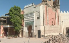 Moroccans, tourists inspect quake damage at Marrakesh medina
