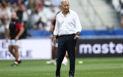 'Perfect' start: Eddie Jones pictured on Saturday as Australia defeated Georgia
