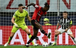 Rafael Leao missed Milan's best chance of a frustrating goalless draw with Newcastle