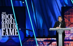 Jann Wenner speaks onstage during the 30th Annual Rock and Roll Hall of Fame Induction Ceremony at Public Hall on April 18, 2015 in Cleveland, Ohio