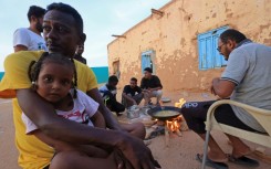 A volunteer coordinator said more than 8,000 people are staying at shelters in the town