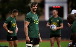 Eben Etzebeth during a training sessions this week