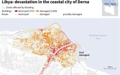 Libya: devastation in the coastal city of Derna