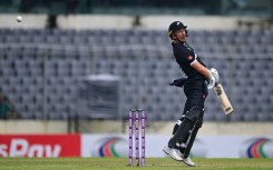 New Zealand's Will Young was dismissed for a duck