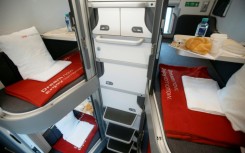 The new trains feature a modern design, more privacy and more shower facilities