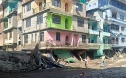 The floods have killed at least 56 people with more than 100 others still missing