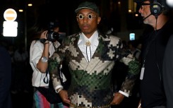 Pharrell presented his debut collection in Paris in June 