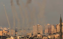 A salvo of rockets were fired by Palestinian militants from Gaza towards Israel days after launching a surprise attack