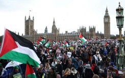 London's Metropolitan Police deployed more than 1,000 officers to patrol the march