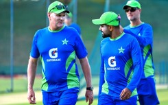 Outside noise: Pakistan coach Grant Bradburn with captain Babar Azam