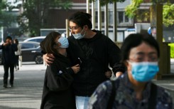 Authorities in Beijing issued an orange alert for pollution -- the country's second-highest pollution warning