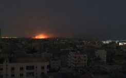 Explosions, smoke over Gaza City on day 25 of war