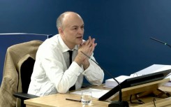 A video grab from footage broadcast by the UK Covid-19 Inquiry shows Former special advisor at 10 Downing Street, Dominic Cummings, giving evidence to the UK Covid-19 Inquiry, in London, on October 31, 2023