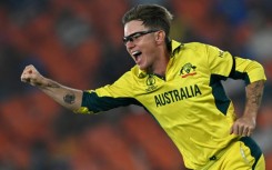 Man of the moment: Australia's Adam Zampa celebrates after taking the wicket of England's Moeen Ali