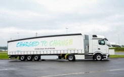 Mercedes Benz Trucks' eActros 600 electric long-distance lorry