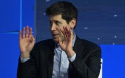 Sam Altman, the since-fired CEO of OpenAI, is seen taking part in a discussion on artificial intelligence in San Francisco on November 16, 2023 