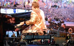 Pop superstar Elton John closed last year's Glastonbury festival