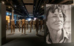 'Caminando' -- a group of bronze sculptures -- are the centrepiece of the Magdalena Abakanowicz exhibition