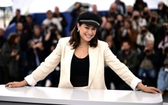 Tunisian actress Hend Sabri poses for photos at the 2023 Cannes Film Festival