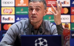 Paris Saint-Germain's Spanish head coach Luis Enrique