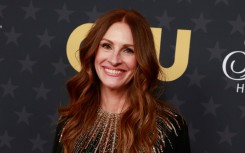Julia Roberts had socks made with the less-than-lovely mantra of her character in the new movie 'Leave the World Behind'