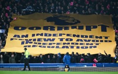 Everton fans have protested against the Premier League's 10-point deduction