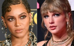 "Renaissance," the new concert film by superstar Beyonce (L), has joined Taylor Swift's "The Eras Tour" on the list of top five concert film openings ever 