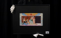 The daughter of late French cartoonist Albert Uderzo has tried to block the sale saying the painting must have been stolen