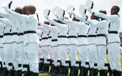 The independence day celebrations included a military parade