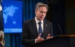 US Secretary of State Antony Blinken speaks during his end-of-year news conference 