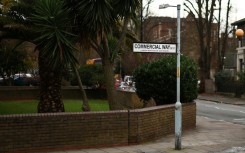 And there it was, gone: two men ran off with a new Bansky installation in London on Friday