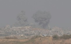 Large explosion seen in Central Gaza from Israel